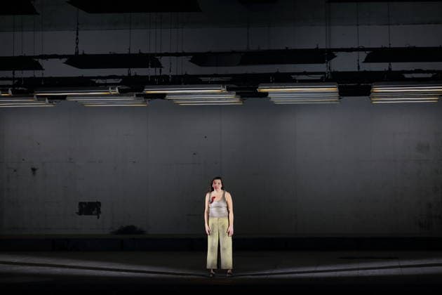 Ambur Braid (als Katerina Lwowna Ismailowa) während der Fotoprobe für Lady Macbeth von Mzensk in der Komischen Oper im Schillertheater in Berlin, 28. Januar 2026. Oper in vier Akten von Dmitri Schostakowitsch. Musikalische Leitung James Gaffigan. Inszenierung Barrie Kosky. Bühne Rufus Didwiszus. Kostüme Victoria Behr. Premiere ist am 31. Januar 2026. Komische Oper Berlin Lady Macbeth von Mzensk