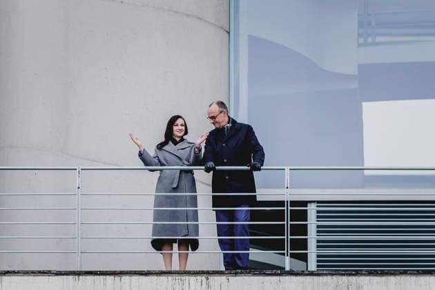 (R-L) Friedrich Merz (CDU), Bundeskanzler, und Inga Ruginiene, Ministerpraesidentin von Litauen, aufgenommen im Rahmen des Empfangs mit militaerischen Ehren im Bundeskanzleramt in Berlin, 29.01.2026. Berlin Deutschland *** R L Friedrich Merz CDU , Federal Chancellor, and Inga Ruginiene, Prime Minister of Lithuania, photographed during the reception with military honors at the Federal Chancellery in Berlin, 29 01 2026 Berlin Germany Copyright: xFlorianxGaertnerx