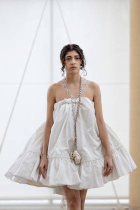 PFW - Aelis Runway A model presents a creation for Aelis for the Women s Haute Couture Spring Summer 2026 collection fashion show as part of the Paris Haute Couture Fashion Week, in Paris, on January 29, 2026. Photo by Alexis Jumeau ABACAPRESS.COM Paris France  Copyright: xJumeauxAlexis ABACAx