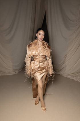 Heart Evengelista at the Front Row of the Ashi Studio Haute Couture Collection Spring Summer 2026 during Paris Fashion Week PFW , Palais Brongniart, Paris, France, January 29, 2026 Jeremy Melloul Bestimage Front Row Ashi Studio Haute Couture Spring summer 2026 during Paris Fashion Week on January 29, 2026 Paris France  Copyright: xJeremyxMelloulx xBestimagexJeremyxMelloulx xBestimagex