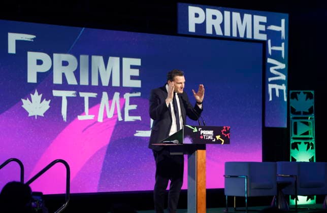 January 29, 2026, Ottawa, On, Canada: Artificial Intelligence and Digital Innovation Minister Evan Solomon speaks at the Prime Time screen and media industry conference in Ottawa, on Thursday, January 29, 2026. Ottawa Canada  - ZUMAc35_ 20260129_zaf_c35_088 Copyright: xPatrickxDoylex