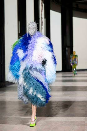 PFW Germanier runway EB A model presents a creation for Germanier for the Women s Haute Couture Spring Summer 2026 collection fashion show as part of the Paris Haute Couture Fashion Week, in Paris, on January 29, 2026. Photo by Eliot Blondet ABACAPRESS.COM Paris France France  Copyright: xBlondetxEliot ABACAx