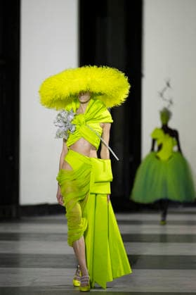 PFW Germanier runway EB A model presents a creation for Germanier for the Women s Haute Couture Spring Summer 2026 collection fashion show as part of the Paris Haute Couture Fashion Week, in Paris, on January 29, 2026. Photo by Eliot Blondet ABACAPRESS.COM Paris France France  Copyright: xBlondetxEliot ABACAx