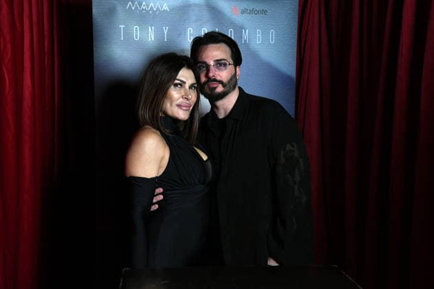 Naples 01 29 2026 Presentation of Tony Colombo s new album Predestinato In the photo: Tony Colombo with his wife Tina Rispoli  Copyright: xRobertoxJandolix xipa-agency.netx xRobertoxJandolix IPA_Agency_IPA70724010