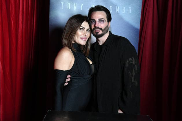 Naples 01 29 2026 Presentation of Tony Colombo s new album Predestinato In the photo: Tony Colombo with his wife Tina Rispoli  Copyright: xRobertoxJandolix xipa-agency.netx xRobertoxJandolix IPA_Agency_IPA70724012