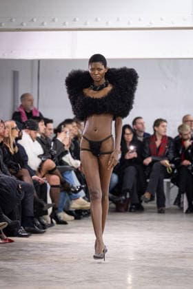 PFW - Charlie Le Mindu Runway A model presents a creation for Charlie Le Mindu ( Skins Couture SS26 ) for the Women s Haute Couture Spring Summer 2026 collection fashion show as part of the Paris Haute Couture Fashion Week, in Paris, on January 29, 2026. Photo by Alexis Jumeau ABACAPRESS.COM Paris France  Copyright: xJumeauxAlexis ABACAx