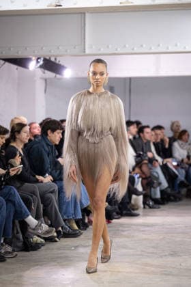 PFW - Charlie Le Mindu Runway A model presents a creation for Charlie Le Mindu ( Skins Couture SS26 ) for the Women s Haute Couture Spring Summer 2026 collection fashion show as part of the Paris Haute Couture Fashion Week, in Paris, on January 29, 2026. Photo by Alexis Jumeau ABACAPRESS.COM Paris France  Copyright: xJumeauxAlexis ABACAx