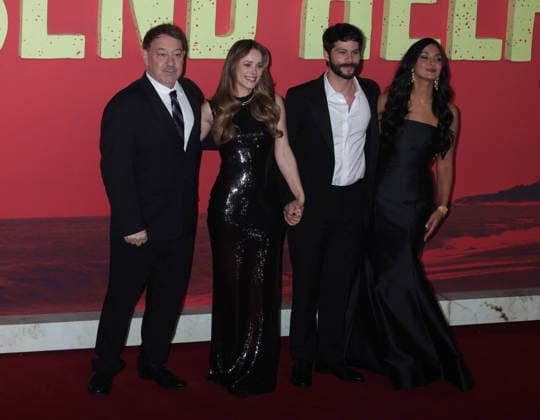 Send Help premiere London, UK. Sam Raimi with Rachel McAdams, Zainab Azizi and Dylan O™Brien at the premiere of Send Help. Odeon Luxe. 29th January 2026. LMK11-S290126-001 Steve Bealing Landmark Media 