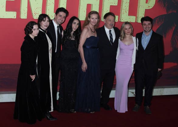 Send Help premiere London, UK. Sam Raimi with Emma Raimi and Yvonne Flores and others at the premiere of Send Help. Odeon Luxe. 29th January 2026. LMK11-S290126-001 Steve Bealing Landmark Media 