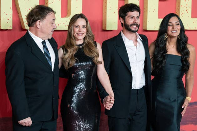 Send Help UK Premiere in London - 29 Jan 2026 (L-R) Sam Raimi, Rachel McAdams, Dylan O Brien and Zainab Azizi attend the Send Help UK premiere at Odeon Luxe Leicester Square. London United Kingdom Copyright: xLounisxTiarx xSOPAxImagesx _DSC4839