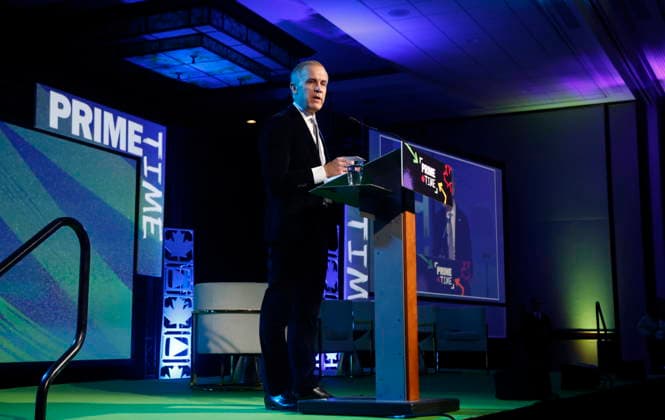 January 29, 2026, Ottawa, On, Canada: Prime Minister Mark Carney speaks at the Prime Time screen and media industry conference gala in Ottawa, on Thursday, January 29, 2026. Ottawa Canada  - ZUMAc35_ 20260129_zaf_c35_195 Copyright: xPatrickxDoylex