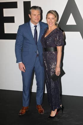 WASHINGTON, D.C. - JANUARY 29: Pete Hegseth and Jennifer Rauchet at the world premiere of Amazon MGM Studios™ film, Melania on January 29, 2026 at the Trump-Kennedy Center in Washington, D.C. Copyright: xmpi34x