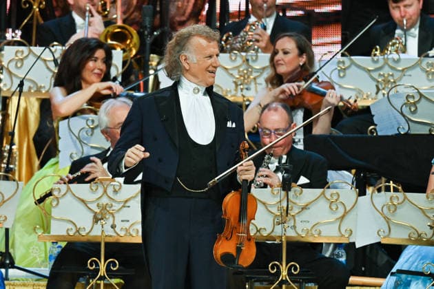 Andre Rieu performs with his Johann Strauss Orchestra - 29 Jan 2026 Andre Rieu performs with his Johann Strauss Orchestra during the concert at the Movistar Arena in Madrid, January 29, 2026, Spain Madrid Spain Copyright: xAtilanoxGarciax xSOPAxImagesx photos03573