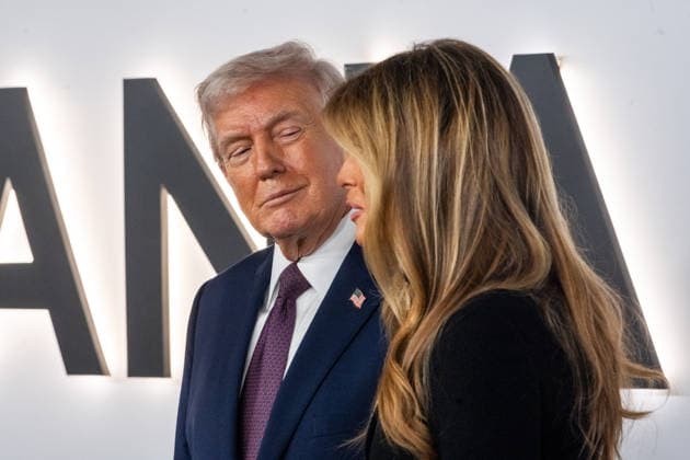 WASHINGTON, DC JANUARY 29 First Lady Melania Trump President Donald Trump at Amazon MGM s Melania World Premiere at The Trump Kennedy Center on January 29, 2026 in Washington, DC Credit Thompson AdMedia 452619 2026 01 29  Copyright: xAdMediax STAR_452619_034