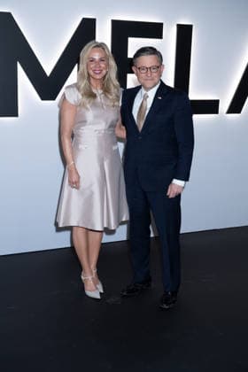 WASHINGTON, DC JANUARY 29 Mike Johnson and Kelly Lary at Amazon MGM s Melania World Premiere at The Trump Kennedy Center on January 29, 2026 in Washington, DC Credit Thompson AdMedia 452619 2026 01 29  Copyright: xAdMediax STAR_452619_065
