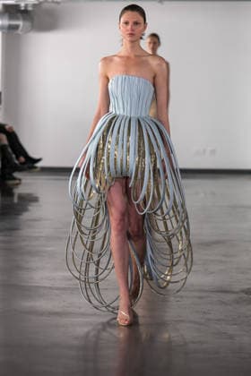 PFW - Rami Al Ali Runway A model walks the runway at the Rami Al Ali Haute Couture Spring Summer 2026 show, as part of Paris Fashion Week in Paris, France on January 29th, 2026. Rami Al Ali is the first Syrian fashion designer to present a collection ‘officially’ at the Paris Haute Couture week. Photo by Ammar Abd Rabbo ABACAPRESS.COM Paris France  Copyright: xAbdxRabboxAmmar ABACAx