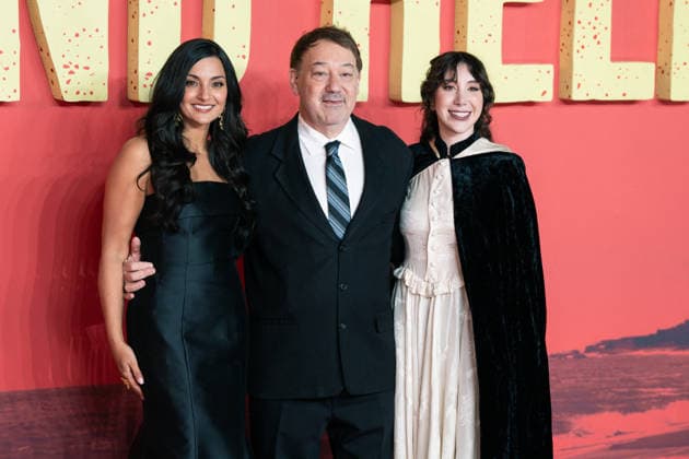 Send Help UK Premiere - London (L-R) Zainab Azizi, Sam Raimi and Emma Raimi attending the UK premiere of Send Help in London, United Kingdom on January 29, 2026 Photo by Tiar Lounisy ABACAPRESS.COM London United Kingdom  Copyright: xLounisPhotography ABACAx