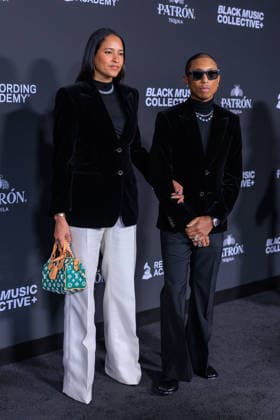 January 29, 2026, Century City, California, USA: Pharrell Williams and Helen Lasichanh at the Recording Academy Honors Presented by the Black Music Collective on Thursday January 29, 2026 at the Fairmont Century Plaza Hotel in Century City, California. JAVIER ROJAS PI Century City USA - ZUMAp124 20260129_zaa_p124_006 Copyright: xJavierxRojasx