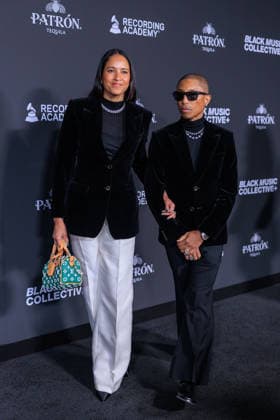 January 29, 2026, Century City, California, USA: Pharrell Williams and Helen Lasichanh at the Recording Academy Honors Presented by the Black Music Collective on Thursday January 29, 2026 at the Fairmont Century Plaza Hotel in Century City, California. JAVIER ROJAS PI Century City USA - ZUMAp124 20260129_zaa_p124_007 Copyright: xJavierxRojasx