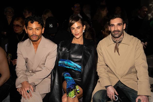 Clara Berry, Isaac Boots et Romain Broussard au défilé GERMANIER le 29 01 2026 à Paris pour la Paris Fashion Week HAUTE COUTURE SPRING SUMMER 2026 au défilé Germanier, Collection Haute Couture Printemps Eté 2026 lors de la Fashion Week de Paris fashion week PFW le 29 janvier 2026 Thibault Duboucher Bestimage Celebs at the Germanier show, Spring Summer 2026 Haute Couture Collection during Paris Fashion Week PFW on 29 January 2026 Paris France  Copyright: xThibaultxDuboucherx xBestimagexThibaultxDuboucherx xBestimagex