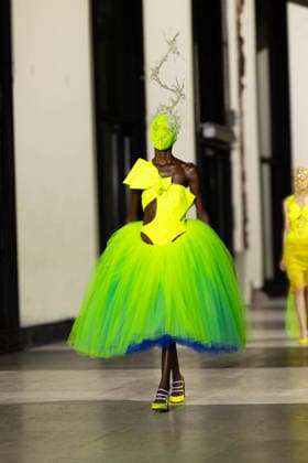 Model lors du défilé Germanier, Collection Haute Couture Printemps Eté 2026 lors de la Fashion Week de Paris fashion week PFW le 29 janvier 2026 Thibault Duboucher Bestimage Germanier fashion show, Spring Summer 2026 Haute Couture Collection during Paris Fashion Week PFW on 29 January 2026 Paris France  Copyright: xThibaultxDuboucherx xBestimagexThibaultxDuboucherx xBestimagex