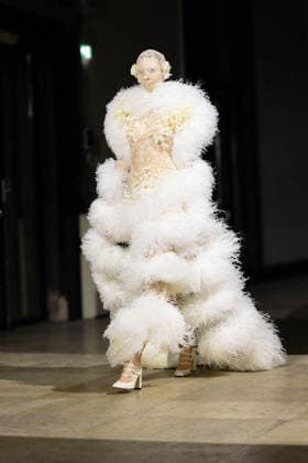 Model lors du défilé Germanier, Collection Haute Couture Printemps Eté 2026 lors de la Fashion Week de Paris fashion week PFW le 29 janvier 2026 Thibault Duboucher Bestimage Germanier fashion show, Spring Summer 2026 Haute Couture Collection during Paris Fashion Week PFW on 29 January 2026 Paris France  Copyright: xThibaultxDuboucherx xBestimagexThibaultxDuboucherx xBestimagex