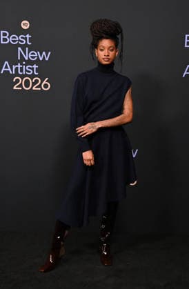 Spotify™s 2026 Best New Artist Party Willow Smith arriving to Spotify™s 2026 Best New Artist Party held at The Lot on January 29, 2026 in Los Angeles, Ca. Los Angeles The Lot California USA Copyright: xTammiexArroyox xAFF-USA.comx