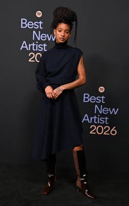 Spotify™s 2026 Best New Artist Party Willow Smith arriving to Spotify™s 2026 Best New Artist Party held at The Lot on January 29, 2026 in Los Angeles, Ca. Los Angeles The Lot California USA Copyright: xTammiexArroyox xAFF-USA.comx
