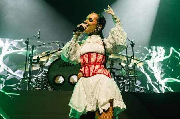 Jinjer perform at Manchester O2 Ritz Ukranian heavy metal band Jinjer perform in concert at the O2 Ritz in Manchester Featuring: Tatiana Shmayluk Where: Manchester, United Kingdom When: 29 Jan 2026 Credit: Graham Finney WENN Manchester United Kingdom Copyright: xWENNx wenn40916572 x wenn40916572