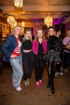 Eva Mona Rodekirchen, Eva Bloss, Regina Halmich und Marina Hoermanseder zu Gast beim Launch des Podcasts Wondermom von Natascha Ochsenknecht in der Fabrik 23 in Berlin am 29.01.2026 Berlin Deutschland