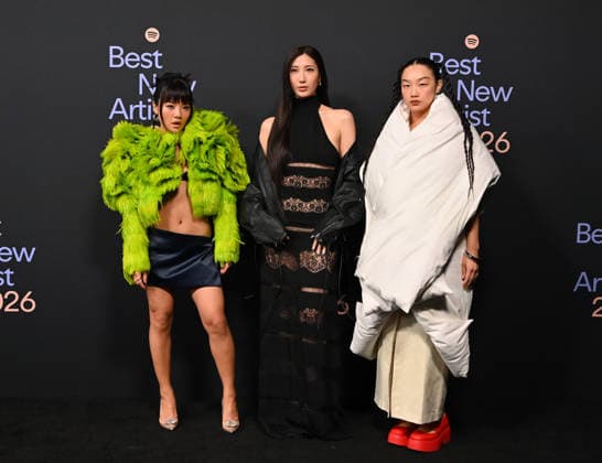 Spotify™s 2026 Best New Artist Party HUNTR X, Rei Ami, Ejae and Audrey Nuna arriving to Spotify™s 2026 Best New Artist Party held at The Lot on January 29, 2026 in Los Angeles, Ca. Los Angeles The Lot California USA Copyright: xTammiexArroyox xAFF-USA.comx
