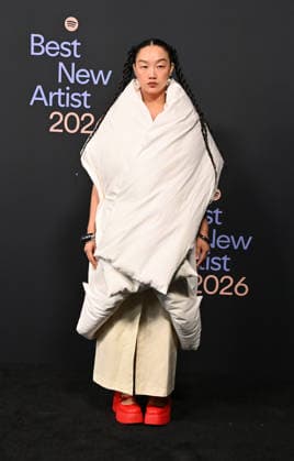 Spotify™s 2026 Best New Artist Party HUNTR X, Audrey Nuna arriving to Spotify™s 2026 Best New Artist Party held at The Lot on January 29, 2026 in Los Angeles, Ca. Los Angeles The Lot California USA Copyright: xTammiexArroyox xAFF-USA.comx