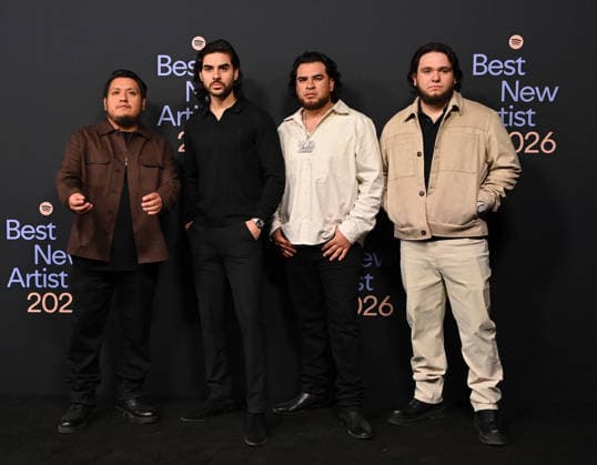 Spotify™s 2026 Best New Artist Party Fuerza Regida arriving to Spotify™s 2026 Best New Artist Party held at The Lot on January 29, 2026 in Los Angeles, Ca. Los Angeles The Lot California USA Copyright: xTammiexArroyox xAFF-USA.comx