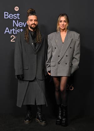 Spotify™s 2026 Best New Artist Party Mark Ballas and BC Jean arriving to Spotify™s 2026 Best New Artist Party held at The Lot on January 29, 2026 in Los Angeles, Ca. Los Angeles The Lot California USA Copyright: xTammiexArroyox xAFF-USA.comx