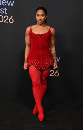 Spotify™s 2026 Best New Artist Party Jordan Chiles arriving to Spotify™s 2026 Best New Artist Party held at The Lot on January 29, 2026 in Los Angeles, Ca. Los Angeles The Lot California USA Copyright: xTammiexArroyox xAFF-USA.comx