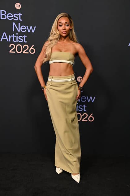 Spotify™s 2026 Best New Artist Party Leah Talabi arriving to Spotify™s 2026 Best New Artist Party held at The Lot on January 29, 2026 in Los Angeles, Ca. Los Angeles The Lot California USA Copyright: xTammiexArroyox xAFF-USA.comx