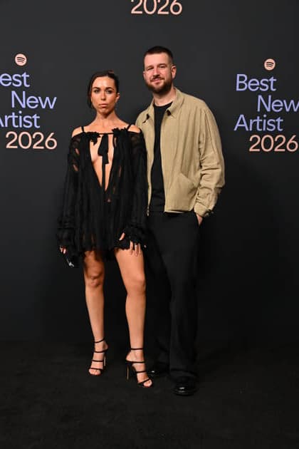 Spotify™s 2026 Best New Artist Party Zoe Gitter and Alex Chapman arriving to Spotify™s 2026 Best New Artist Party held at The Lot on January 29, 2026 in Los Angeles, Ca. Los Angeles The Lot California USA Copyright: xTammiexArroyox xAFF-USA.comx