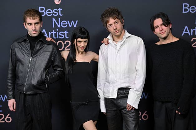 The Marias arrive for Spotify s 2026 Best New Artist Party at The Lot at Formosa in West Hollywood, California on Thursday, January 29, 2026.  LAP20260129730 CHRISxCHEW