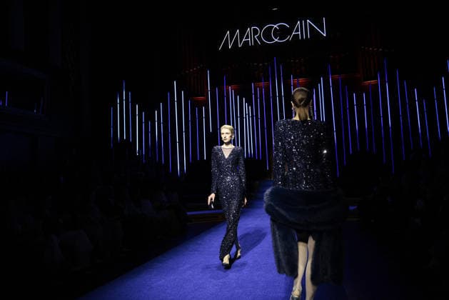 Models bei der Marc Cain - ECHO of now - Modenschau am 30.01.2026 im Funkhaus in Berlin Marc Cain Fashion Show in Berlin