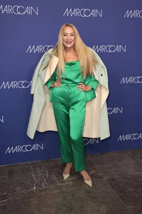 Jerry Hall bei der Marc Cain - ECHO of now - Modenschau am 30.01.2026 im Funkhaus in Berlin Marc Cain Fashion Show in Berlin