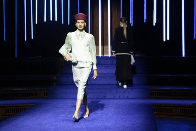 Models bei der Marc Cain - ECHO of now - Modenschau am 30.01.2026 im Funkhaus in Berlin Marc Cain Fashion Show in Berlin