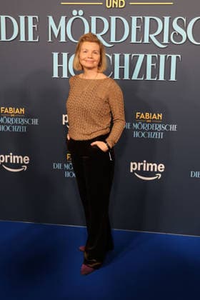 Annette Frier bei der öFabian und Die moerderische Hochzeit (Amazon Prime) Film Premiere am 30.01.2026 in Koeln Bastian Pastewkas Fabian und Die moerderische Hochzeit (Amazon Prime) Filmpremiere in Koeln