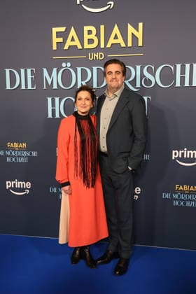 Barbara Philipp und Bastian Pastewka bei der öFabian und Die moerderische Hochzeit (Amazon Prime) Film Premiere am 30.01.2026 in Koeln Bastian Pastewkas Fabian und Die moerderische Hochzeit (Amazon Prime) Filmpremiere in Koeln