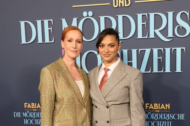 Nicole Beutler und Taneshia Abt bei der öFabian und Die moerderische Hochzeit (Amazon Prime) Film Premiere am 30.01.2026 in Koeln Bastian Pastewkas Fabian und Die moerderische Hochzeit (Amazon Prime) Filmpremiere in Koeln