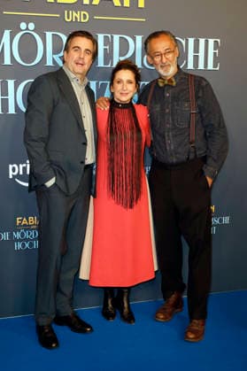 Bastian Pastewka, Barbara Philipp und Ercan Durmaz bei der Premiere des Amazon Prime Video-Films Fabian und die mörderische Hochzeit im Cinenova. Köln, 30.01.2026