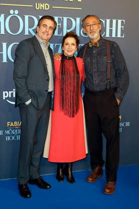 Bastian Pastewka, Barbara Philipp und Ercan Durmaz bei der Premiere des Amazon Prime Video-Films Fabian und die mörderische Hochzeit im Cinenova. Köln, 30.01.2026