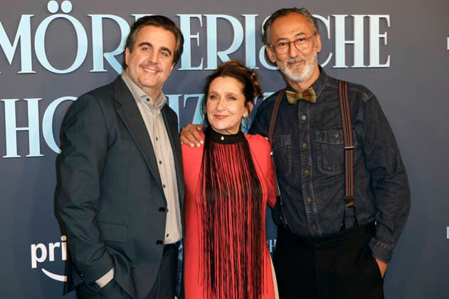 Bastian Pastewka, Barbara Philipp und Ercan Durmaz bei der Premiere des Amazon Prime Video-Films Fabian und die mörderische Hochzeit im Cinenova. Köln, 30.01.2026