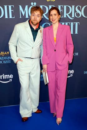 Knud Riepen und Lena Dörrie bei der Premiere des Amazon Prime Video-Films Fabian und die mörderische Hochzeit im Cinenova. Köln, 30.01.2026