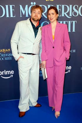 Knud Riepen und Lena Dörrie bei der Premiere des Amazon Prime Video-Films Fabian und die mörderische Hochzeit im Cinenova. Köln, 30.01.2026