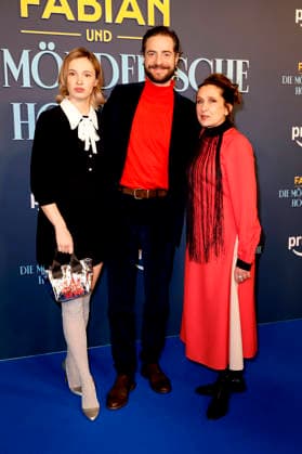 Marta Kizyma, Fridolin Sandmeyer und Barbara Philipp bei der Premiere des Amazon Prime Video-Films Fabian und die mörderische Hochzeit im Cinenova. Köln, 30.01.2026